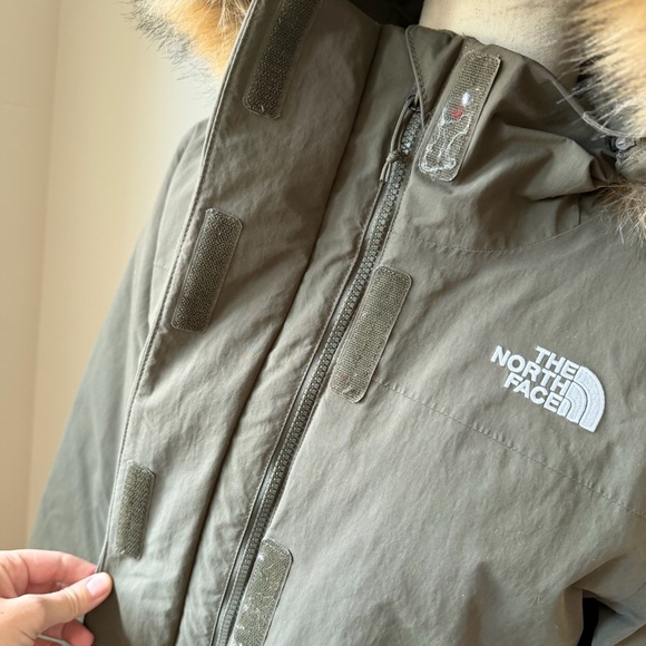 The North Face Women’s Coat M Green DryVent Artic Parka 550 Goose Down Jacket - Picture 8 of 15